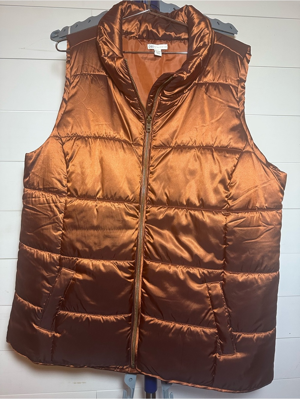 #134 Copper Puffer Vest - Women's Quilted Vest